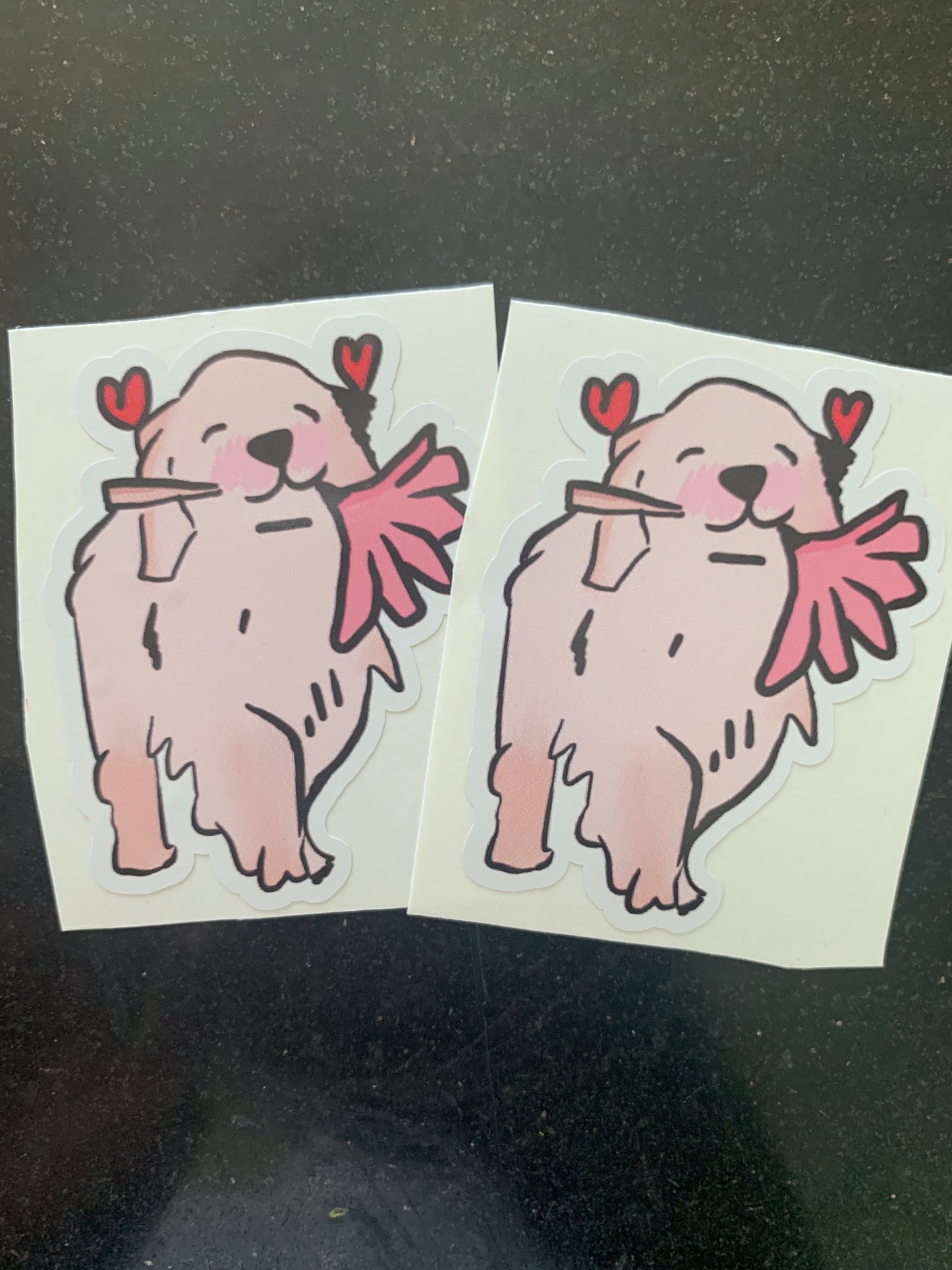 Heart Animals Valentines Sticker Pack